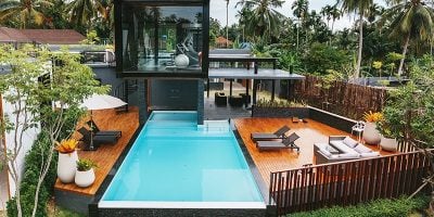 how much sand under above ground pool