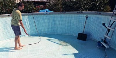 how to store an above ground pool for winter