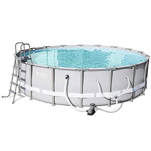 Bestway 56399E Power Steel Above Ground 18' x 52" Backyard Frame Pool Set