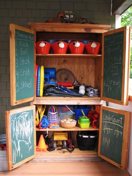 25 Useful Outdoor Toy Storage Ideas To, Outdoor Storage Ideas For Toys