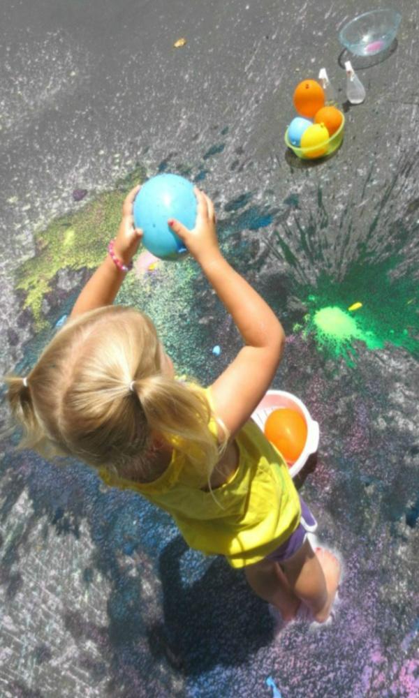 Water Balloon Splat Painting Game