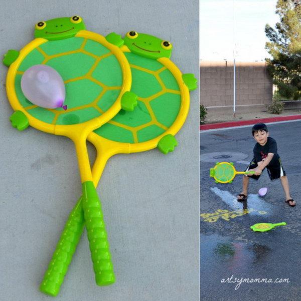 Racket Water Balloon Game