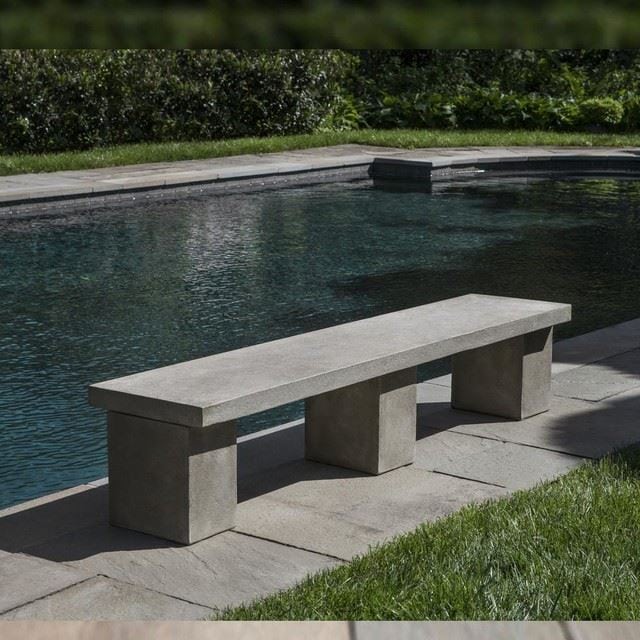 Concrete Block Bench