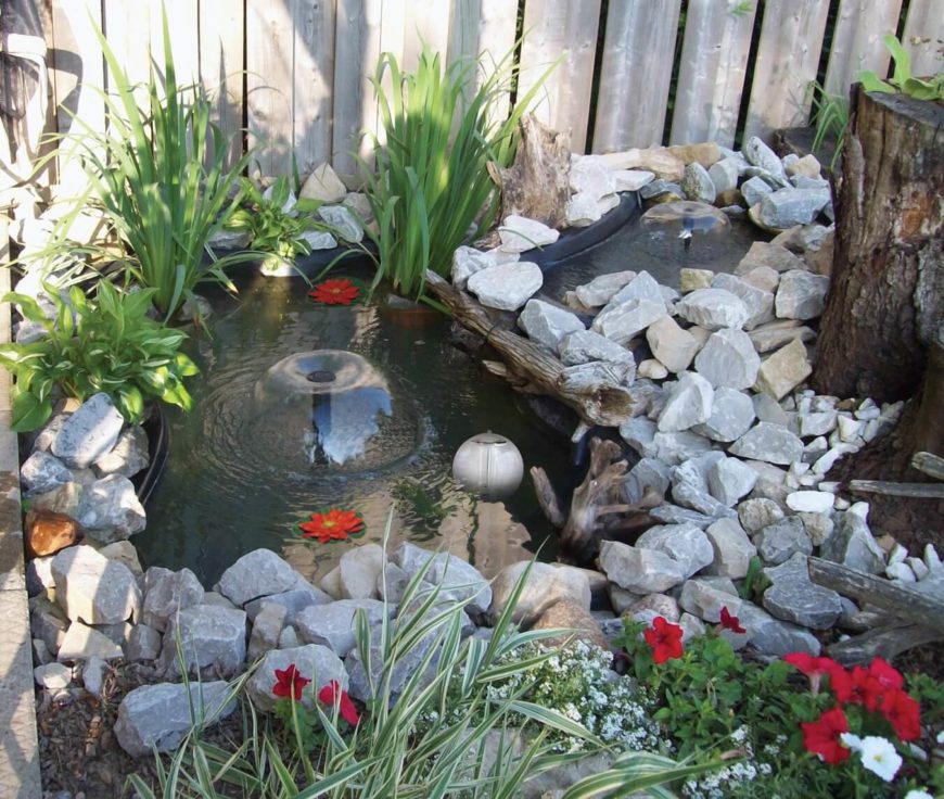 A Small Fountain Pond