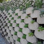 Stacked Stone Retaining Walls