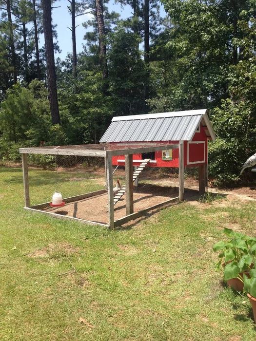 Poultry Hen House With Run Kennel