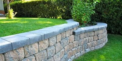 Retaining Wall for Irregular Garden