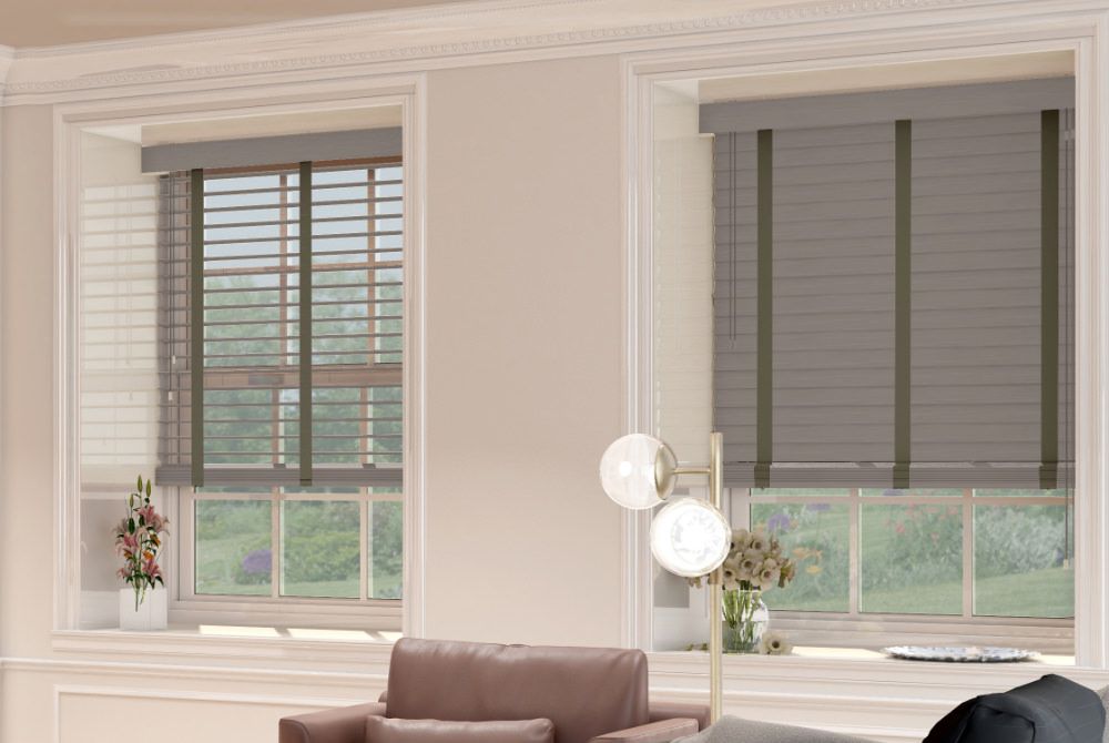 Urban Real Wood Venetian Blind with Portland Tapes