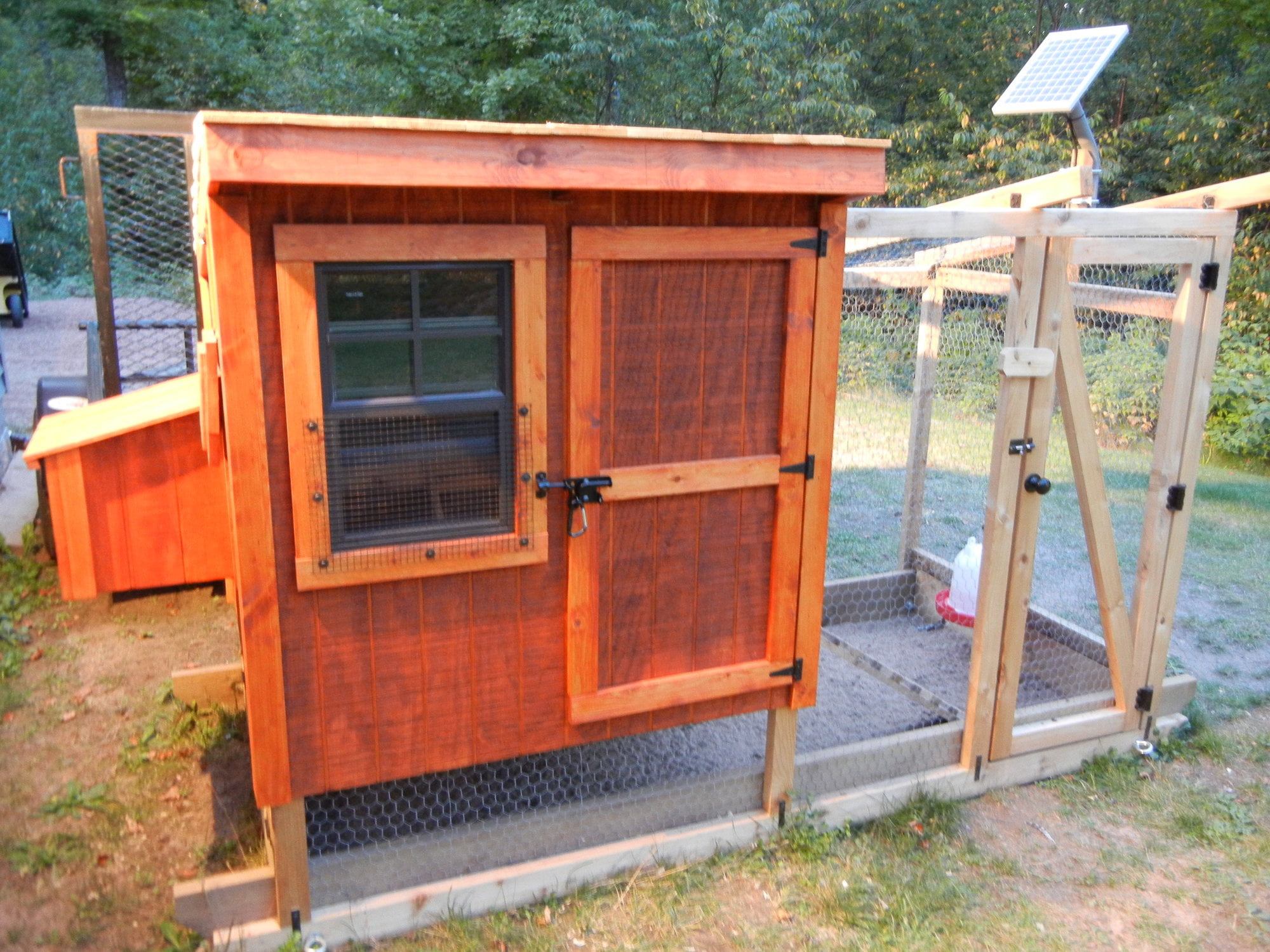 interior doors on chicken coop