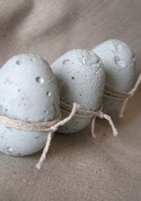 Concrete Easter Eggs