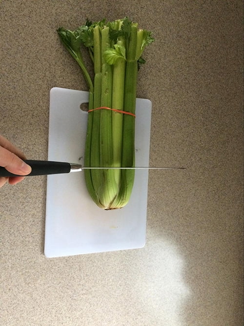 Cutting Celery