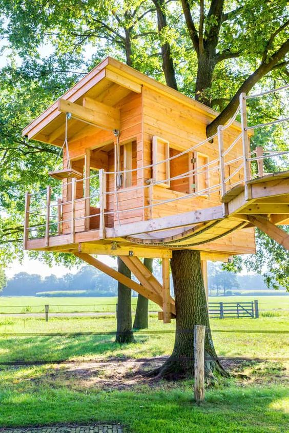 Deck Treehouse Ideas