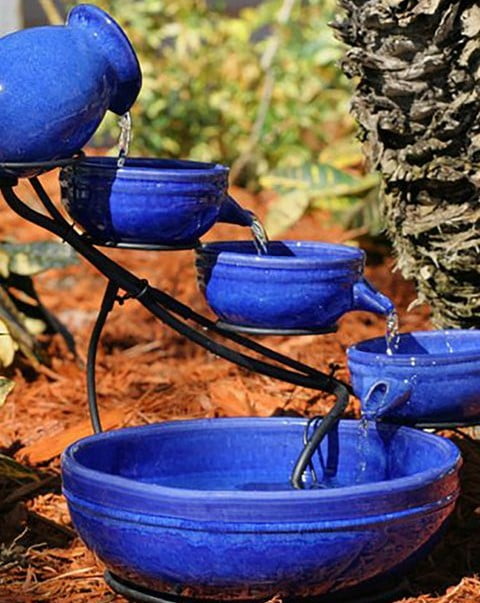 Outdoor Bird Bath Fountain