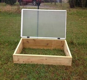 Shower Door Cold Frame