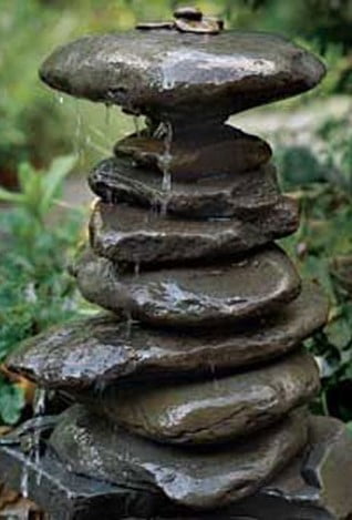 Stacked Stones Water Feature