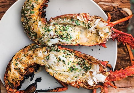 Whole Grilled Lobster