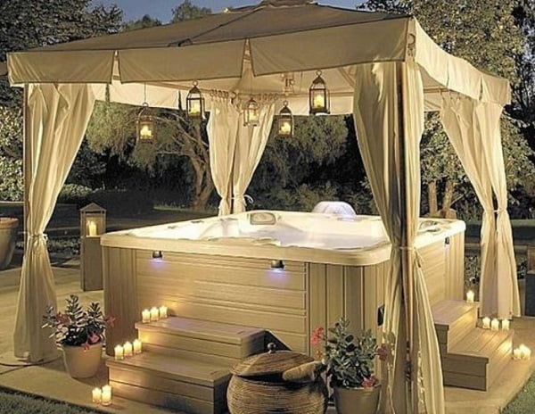 Attractive Hot Tub Enclosure Ideas, Outdoor Hot Tub Enclosure Ideas