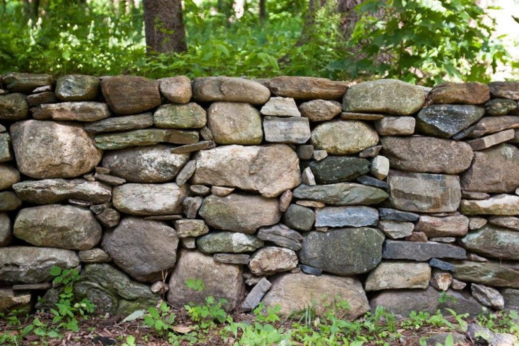A Full Stone Fence Gate