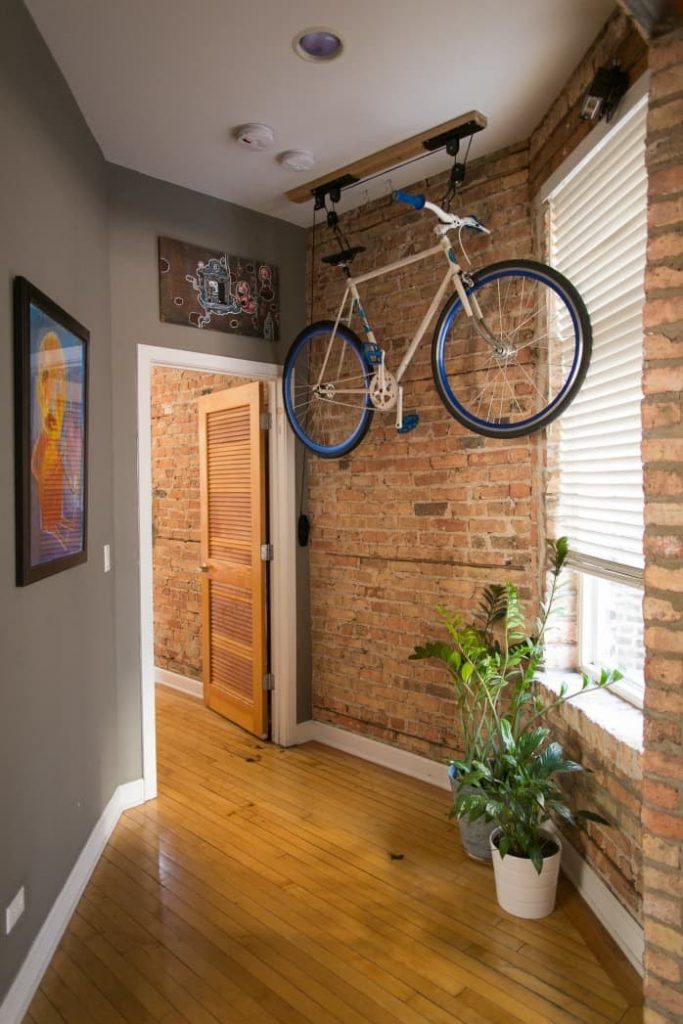 Bike Storage with Pully