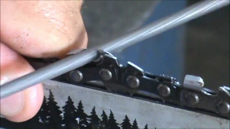 How To Sharpen A Chainsaw Chainsaw Maintenance Organize With Sandy