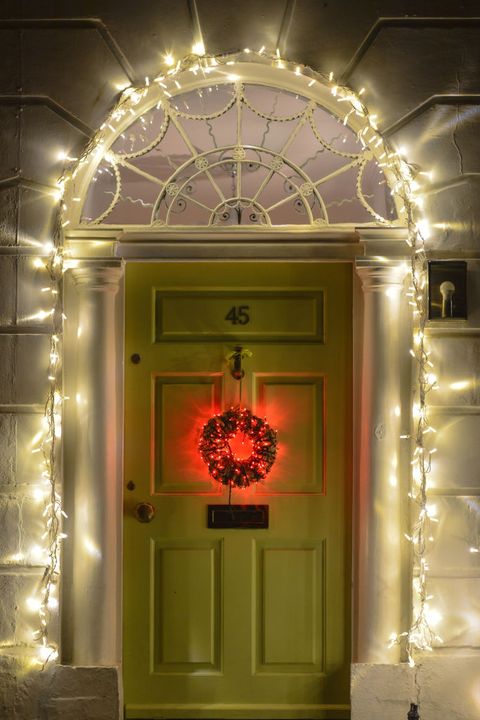 Intense Glowing Archway and Door