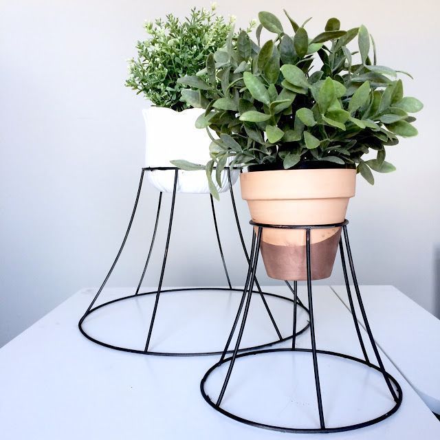 Lampshade Plant Stand