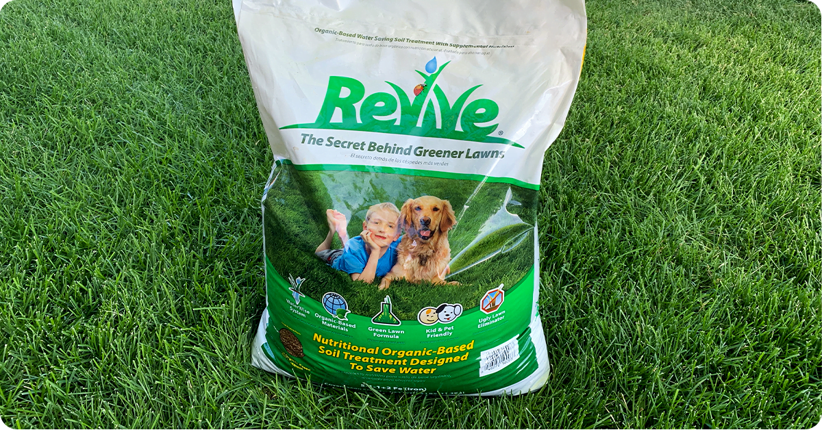 Revive Lawn Treatment Review: Organic Granules - Organize With Sandy