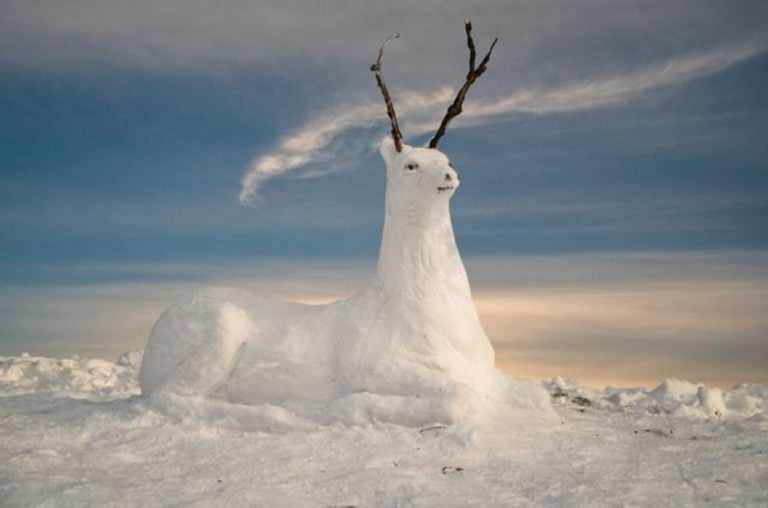 15 Easy to Make Snow Sculpture Ideas Organize With Sandy