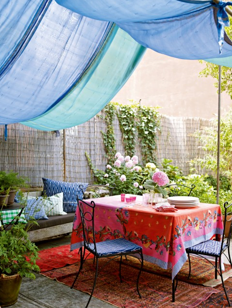 Under Awning Dining Space