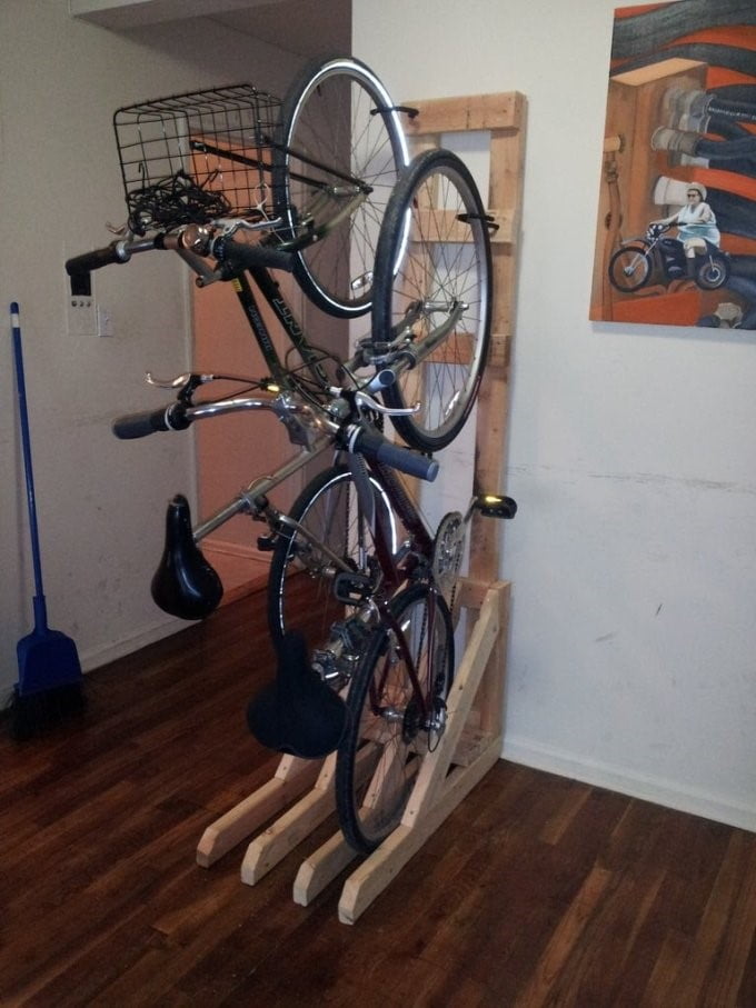 Vertical Bike Storage Rack