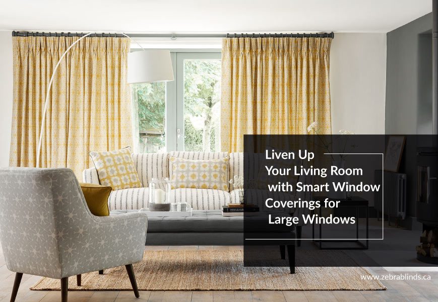 Smart Window Coverings for Large Windows | ZebraBlinds.ca