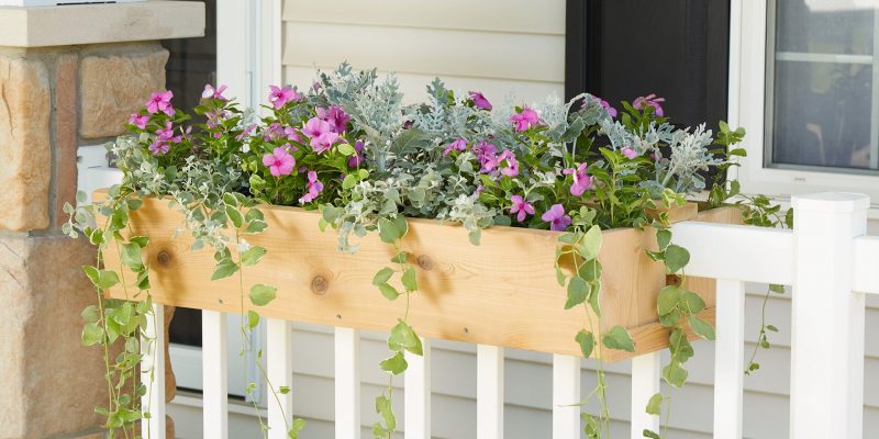 DIY Fence Planter Box Ideas