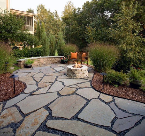 14 Amazing Flagstone Patio Design ideas Organize With Sandy