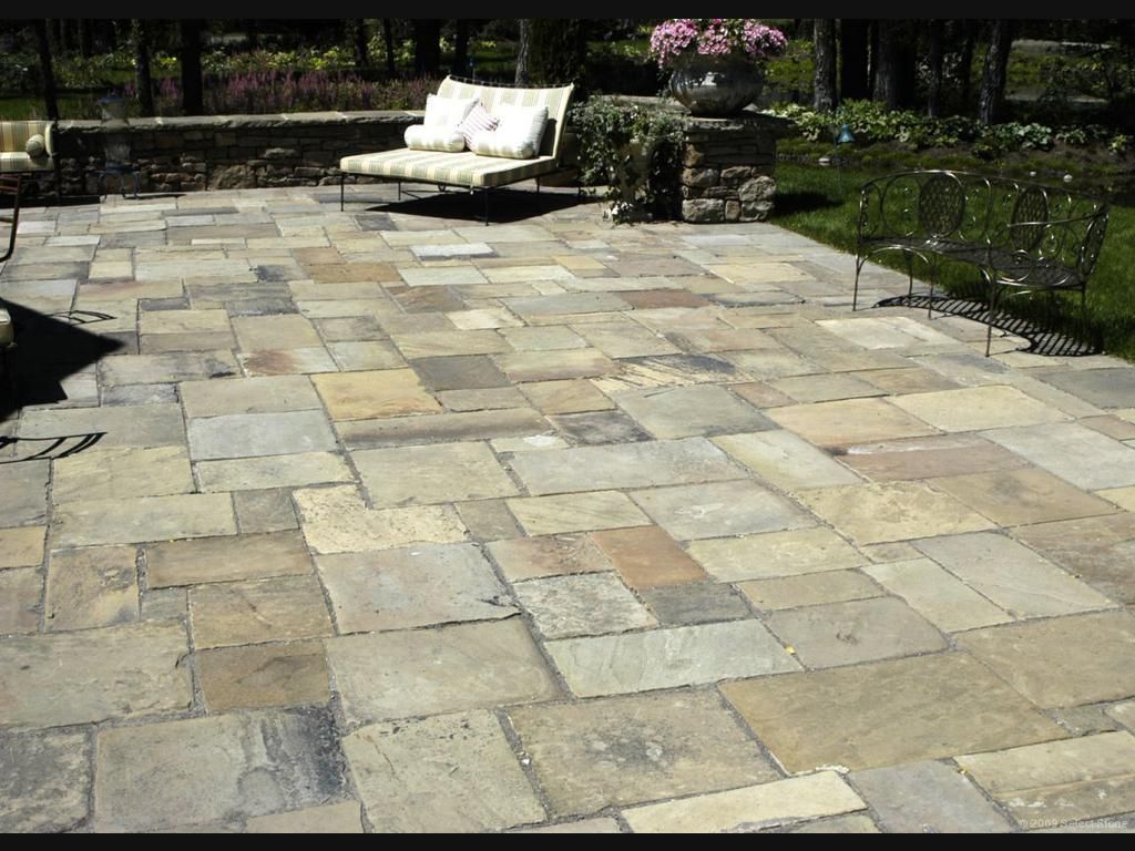 Only The 'Flagstone Patio'