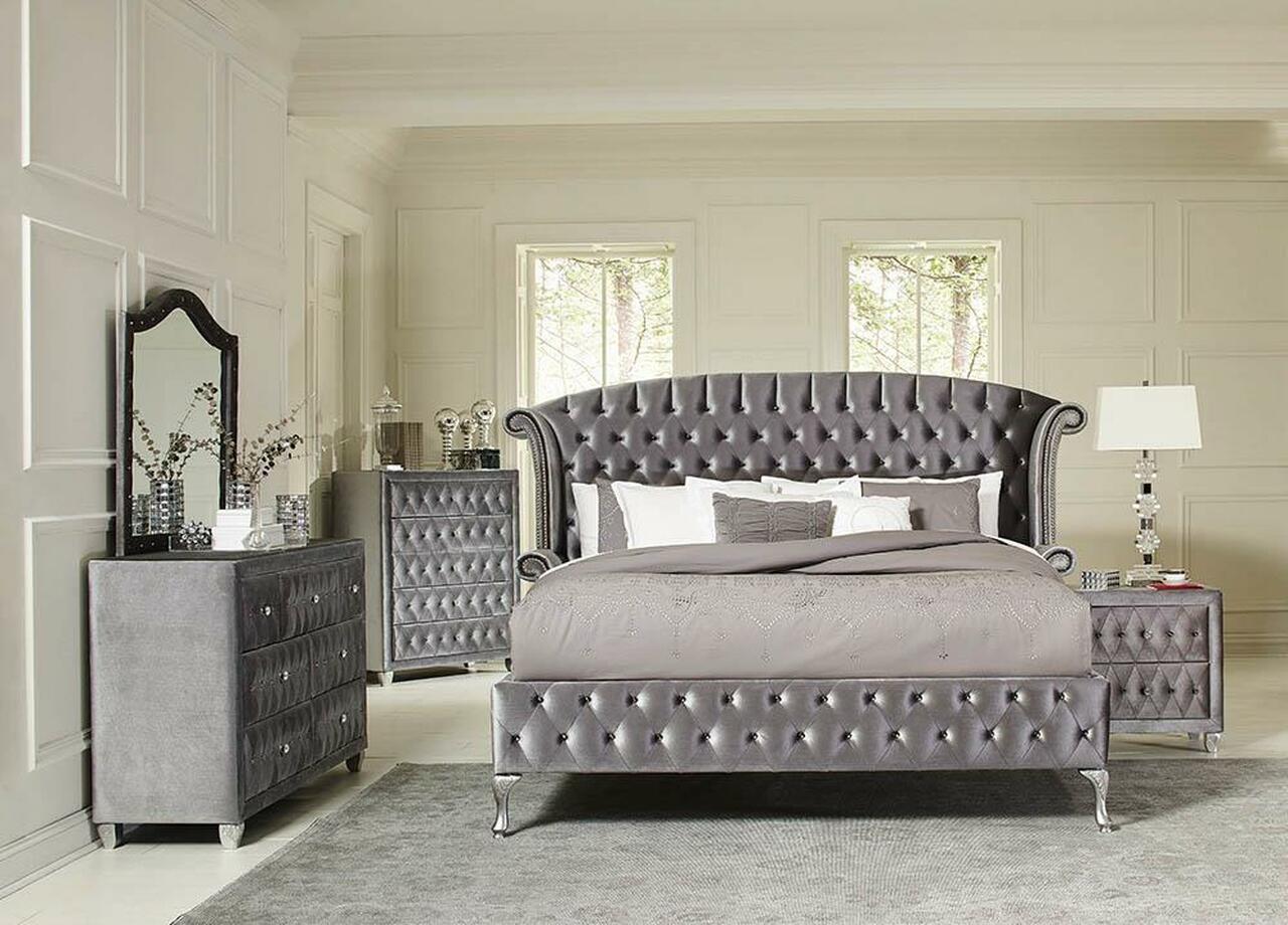 2. A tufted upholstered bed_Altman Billiards