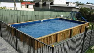 fence for around above ground pool