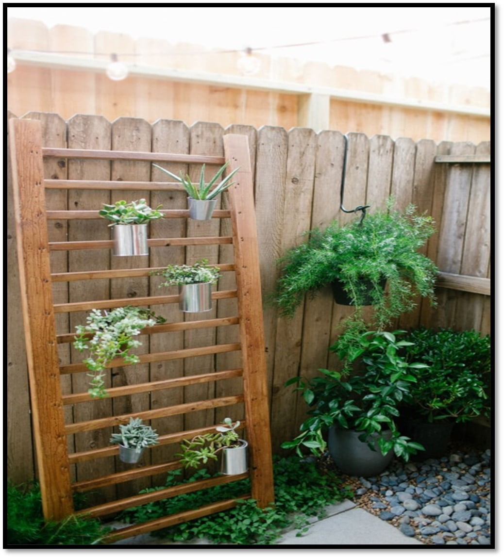Stair Style Mounted Fence Planter