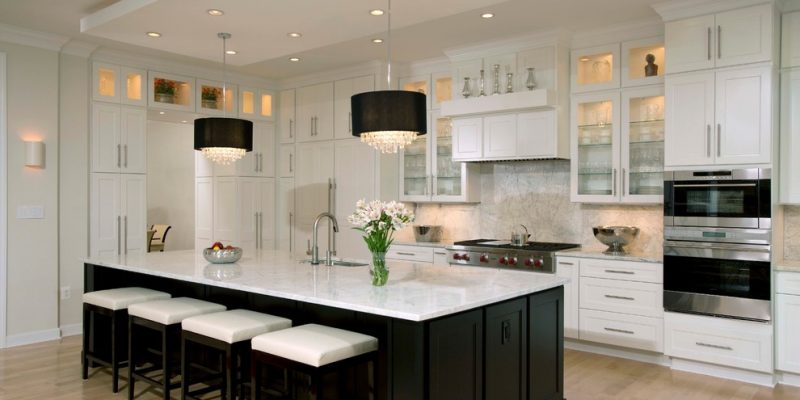 A Kitchen in Black & White - Contemporary - Kitchen - DC Metro - by Michael Nash Design, Build & Homes | Houzz