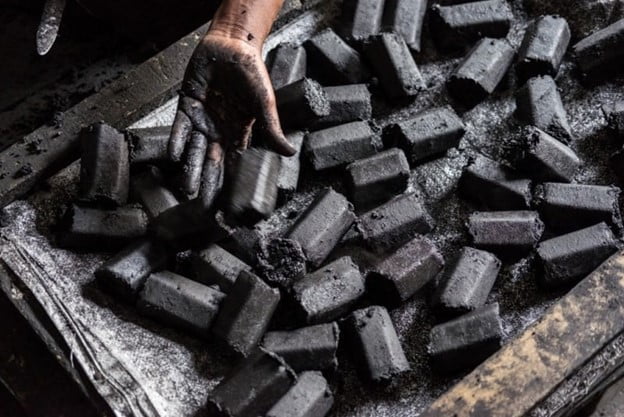 The making of charcoal briquettes