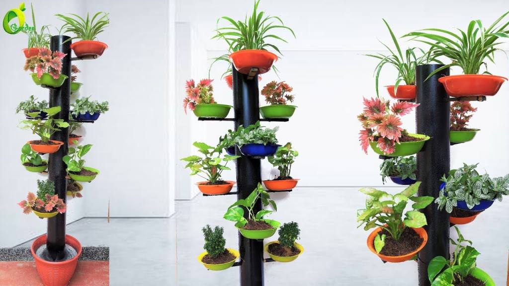 PVC Pipe Tower Garden