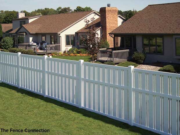 Simple Vinyl Privacy Fence