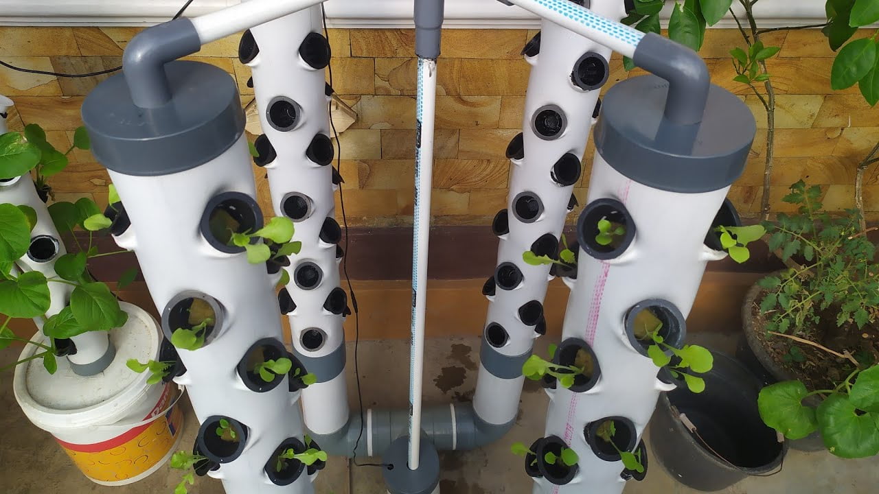 15 DIY Tower Garden PVC Ideas Organize With Sandy