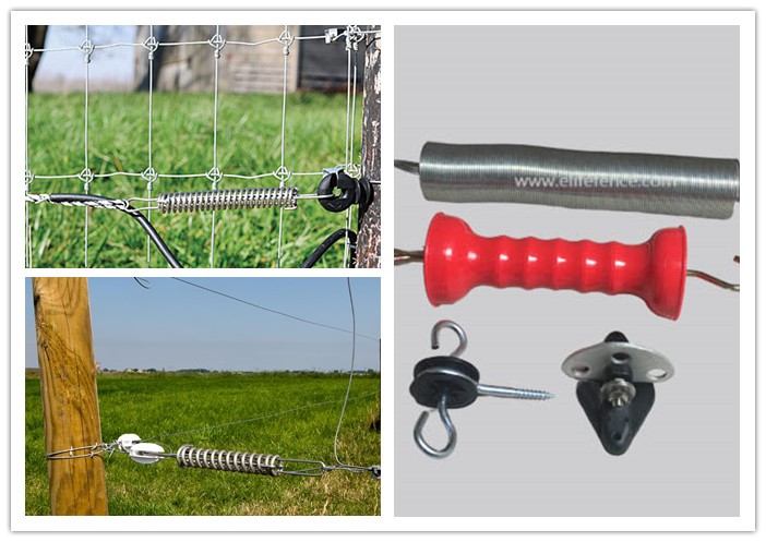 Spring Electric Fence Gate