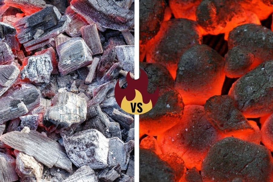 Hardwood Charcoal vs Charcoal Briquettes Organize With Sandy