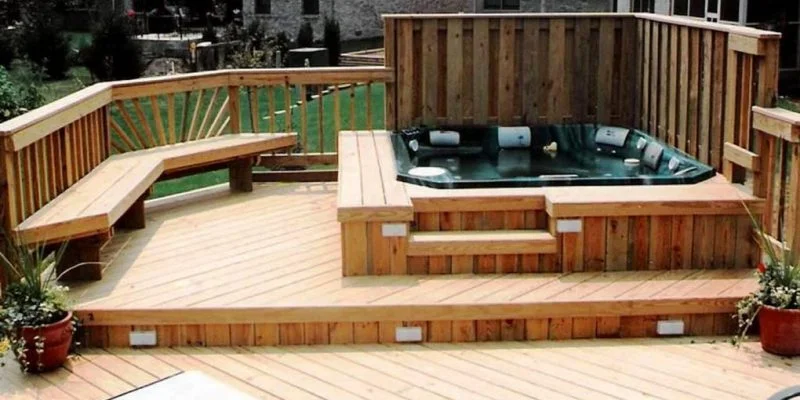 Will a Wooden Deck Support Hot Tub