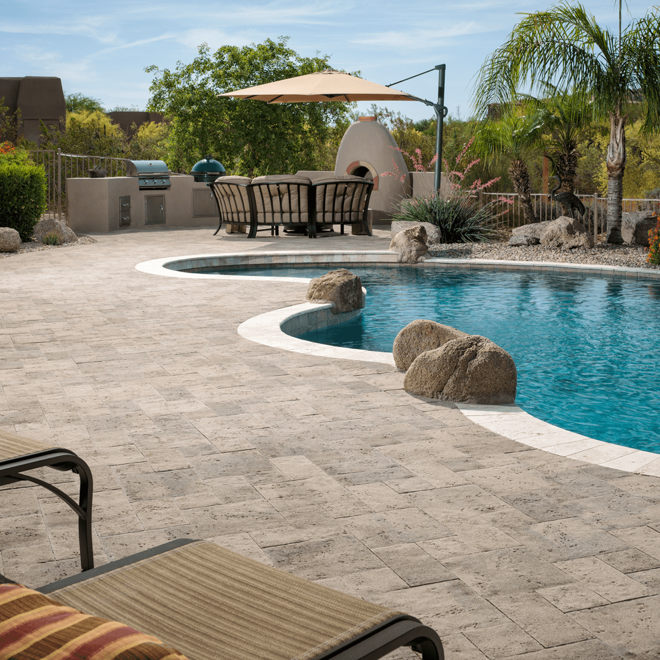 How to Clean Travertine Pool Deck Organize With Sandy