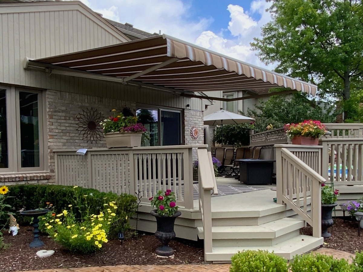 Elevate Your Concrete Driveway with the Magic of Retractable Awnings