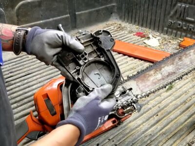 Step-by-step guide on replacing a chainsaw chain