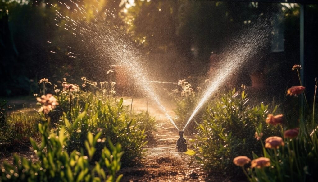 Water-saving irrigation system for effective watering.