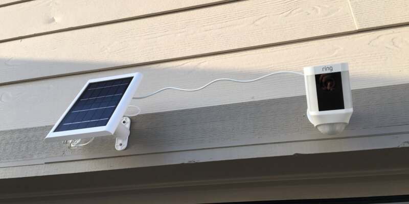 How to Connect Solar Panel to Ring Spotlight Camera